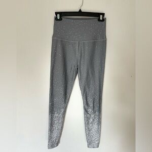 Beyond Yoga Alloy Ombré Gray High-Waisted Leggings with White Speckles